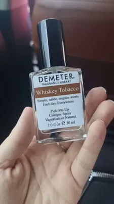 Туалетная вода мужская и женская стойкая Виски и табак 30 мл, Demeter Fragrance Library