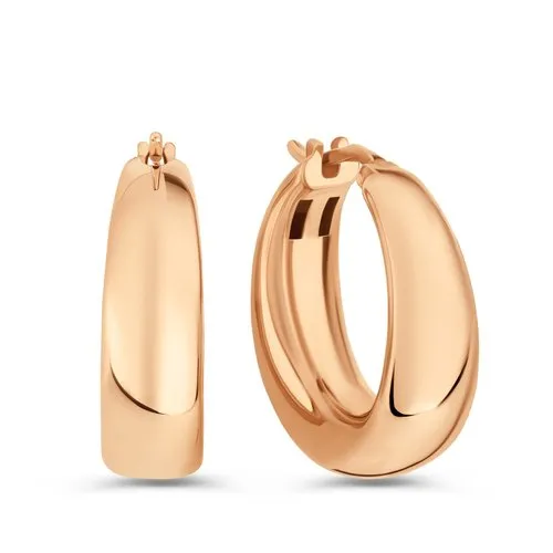 Серьги женские золотые 585, серьги кольца