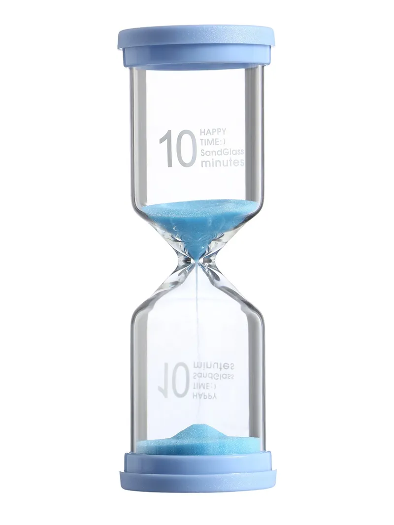 Песочные часы Happy Time 10 минут, голубые, 12.5x4 см