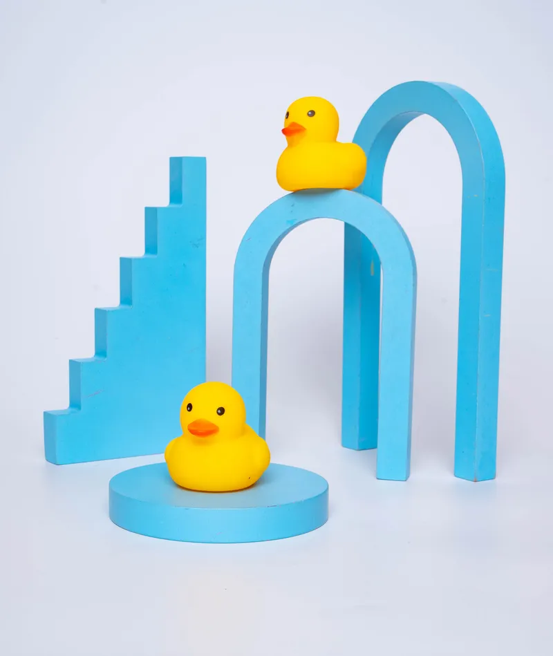 Игрушки для ванной, Крошка Я, "Уточки", игрушки для купания, с пищалкой