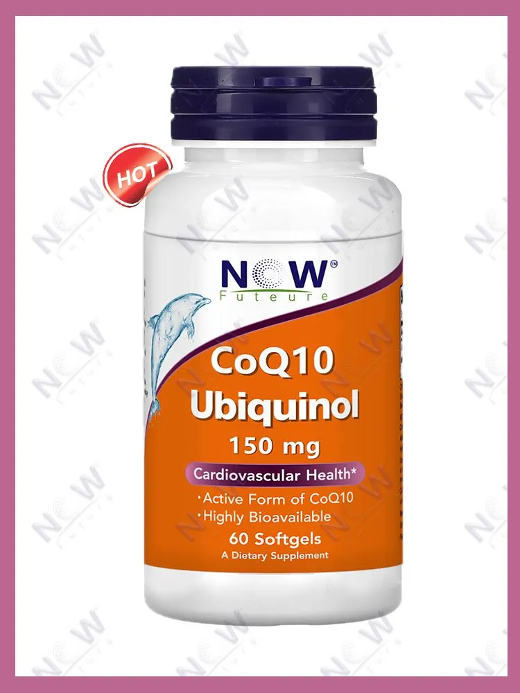 Коэнзим Q10 60 мг (Coenzyme Q10), БАД для красоты, молодости и энергии, антиоксидант / витамины для женщин и мужчины, 60 капсул