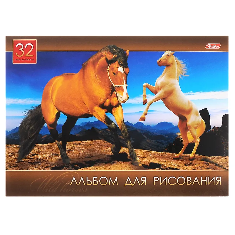 Альбом для рисования 40 листов на скрепке