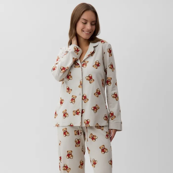 Пижама женская KAFTAN "Мишка" размер44-46