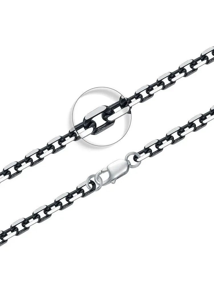 Серебряная цепочка удлинитель для цепи 925 пробы переходник увеличительный 6 см для цепочки